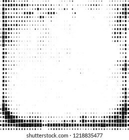 Abstract black and white background. Chaotic vector pattern