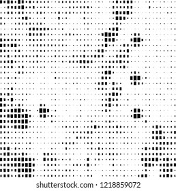 Abstract black and white background. Chaotic vector pattern