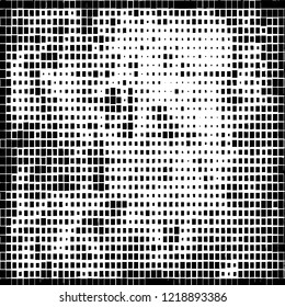 Abstract black and white background. Chaotic vector pattern