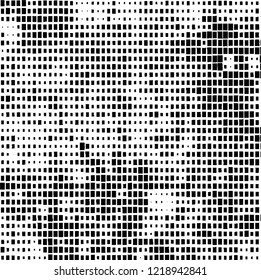 Abstract black and white background. Chaotic vector pattern