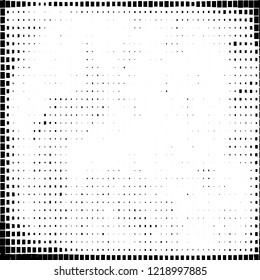 Abstract black and white background. Chaotic vector pattern
