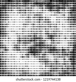 Abstract black and white background. Chaotic vector pattern