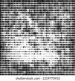 Abstract black and white background. Chaotic vector pattern