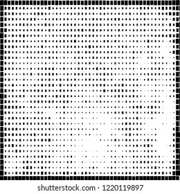 Abstract black and white background. Chaotic vector pattern