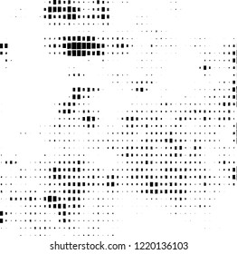 Abstract black and white background. Chaotic vector pattern