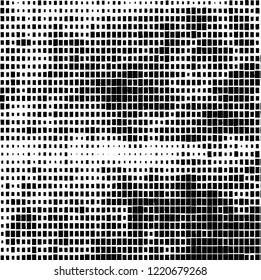 Abstract black and white background. Chaotic vector pattern