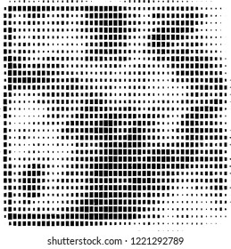 Abstract black and white background. Chaotic vector pattern