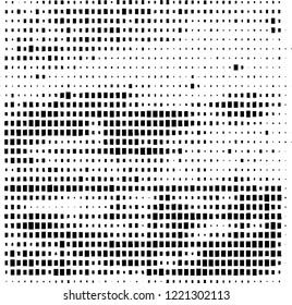 Abstract black and white background. Chaotic vector pattern