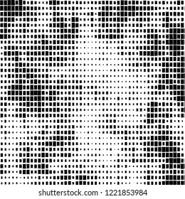 Abstract black and white background. Chaotic vector pattern