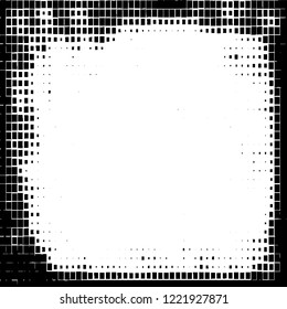 Abstract black and white background. Chaotic vector pattern