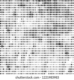 Abstract black and white background. Chaotic vector pattern