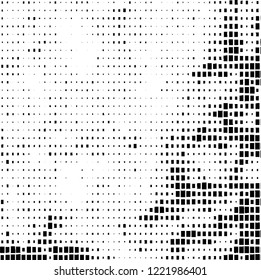 Abstract black and white background. Chaotic vector pattern