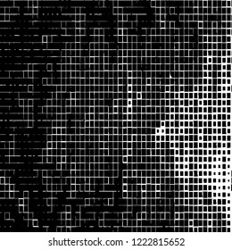 Abstract black and white background. Chaotic vector pattern