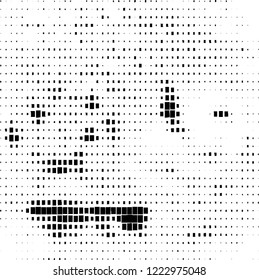 Abstract black and white background. Chaotic vector pattern