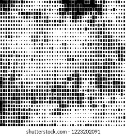 Abstract black and white background. Chaotic vector pattern