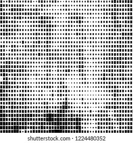 Abstract black and white background. Chaotic vector pattern