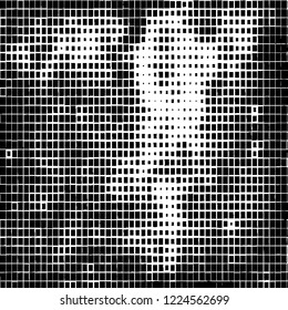 Abstract black and white background. Chaotic vector pattern