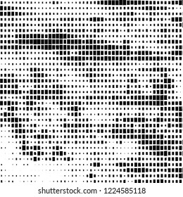 Abstract black and white background. Chaotic vector pattern