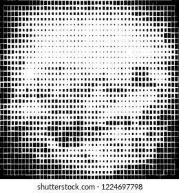 Abstract black and white background. Chaotic vector pattern