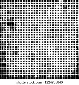 Abstract black and white background. Chaotic vector pattern