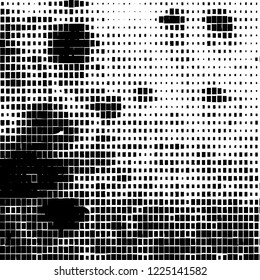 Abstract black and white background. Chaotic vector pattern