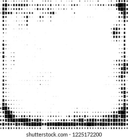 Abstract black and white background. Chaotic vector pattern