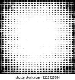 Abstract black and white background. Chaotic vector pattern