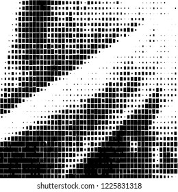 Abstract black and white background. Chaotic vector pattern