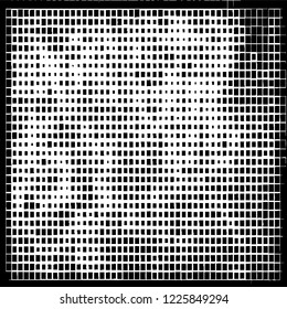 Abstract black and white background. Chaotic vector pattern