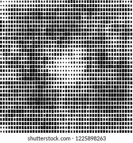 Abstract black and white background. Chaotic vector pattern