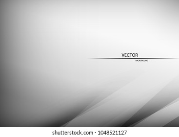 Abstract black and white background. Direct lines with a shadow, grey wallpaper.