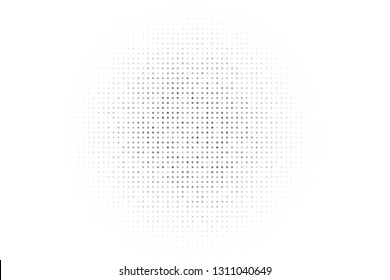 Abstract black and white background of dots.