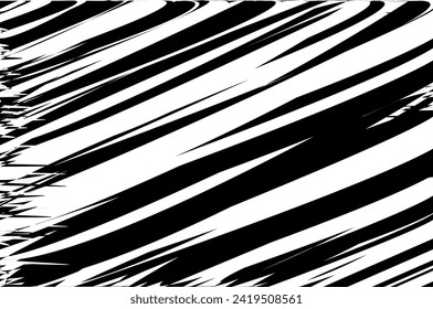 Abstract black and white background. Elegant pattern, op art psychedelic design. Vector illustration.