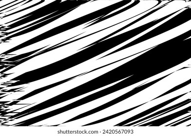 Abstract black and white background. Elegant pattern, op art psychedelic design. Vector illustration.