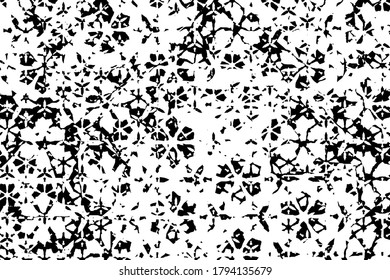 Resumen de fondo blanco y negro. Textura gruesa. Patrón vectorial monocromo