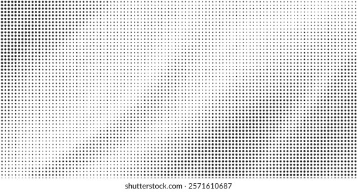 abstract black and white background with halftone dots pattern background