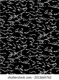 Resumen de fondo blanco y negro. Textura monocroma de color gris. Patrón vintage antiguo a partir de craqueo, impresión desvanecida y diseño