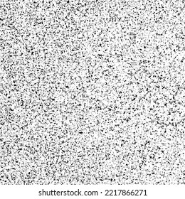 Abstrakter schwarz-weißer Hintergrund. Weißes Geräusch. Chaotische Flecken