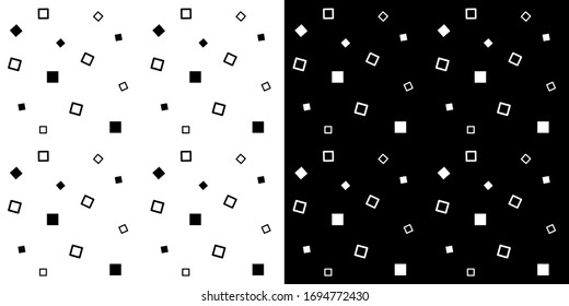 Abstract. black and white background pattern seamless design for mask face, pillow, print, fashion, clothing, fabric, gift wrap. Vector.
