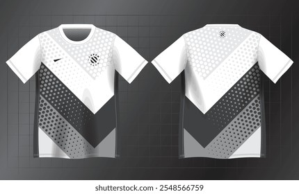 abstract black and white background pattern for sport jersey design mockup