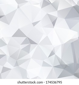 Abstract black and white background of polygonal