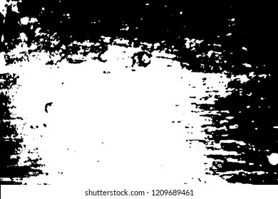 Abstract black and white background with scratches. Grunge texture. Monochrome background design