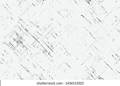 Abstract black and white background, scuffs and scratches. Vector design.