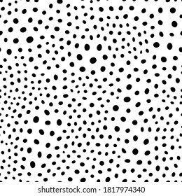 Resumen de fondo blanco y negro. Patrón sin foco con animales impresos para papel pintado, página web, texturas, tarjeta postal, fárico, textil. Ornamento de piel estilizada. Ilustración vectorial. 