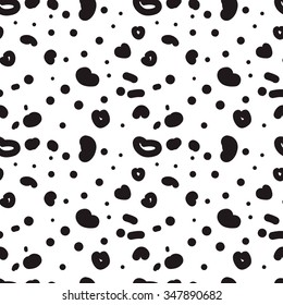Abstract  black and white background. Seamless pattern.Vector
