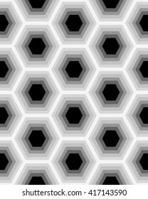 Abstract black and white background, seamless vector pattern