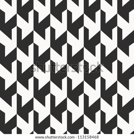Abstract black and white background, seamless vector pattern