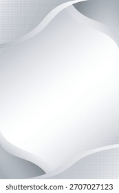 Forma de fondo blanco y negro Abstractas o Fondo de pantalla de fondo en escala de grises de Vector para Anuncio de volante, efecto plateado o metálico