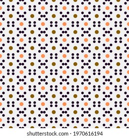 Abstract black white background with small circles. Minimalistic modern texture in peas. Element design of the card, a cover, a flyer. Vector graphic.