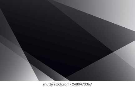 Abstract black white background with space for text. Vector illustration